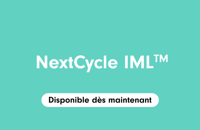NextCycle IML disponible dès maintenant