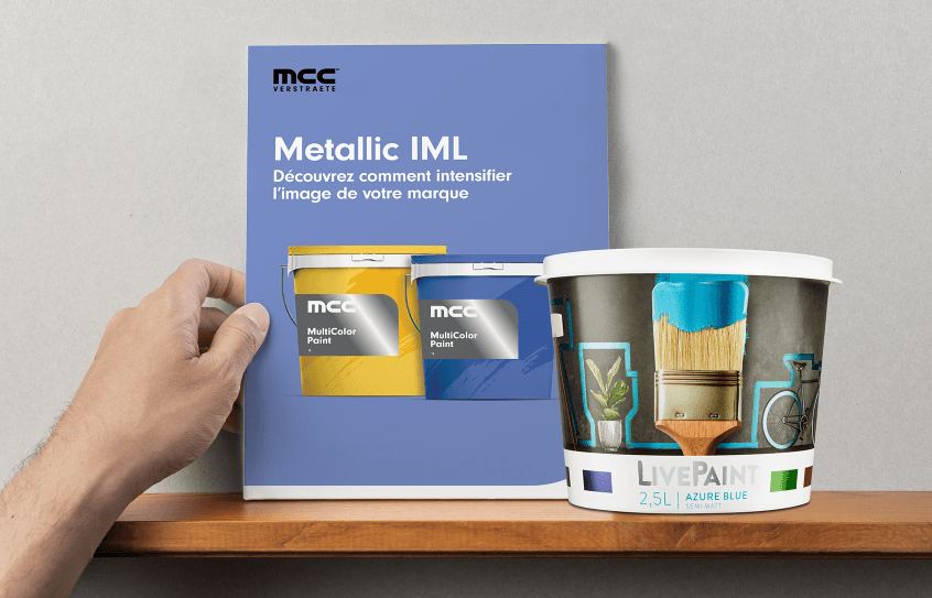 Metallic IML sample box